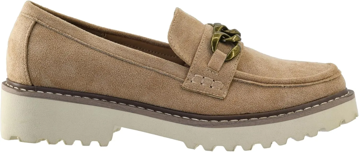 Corkys Footwear Women's Literally Loafer with 1.5 Chunky Heel
