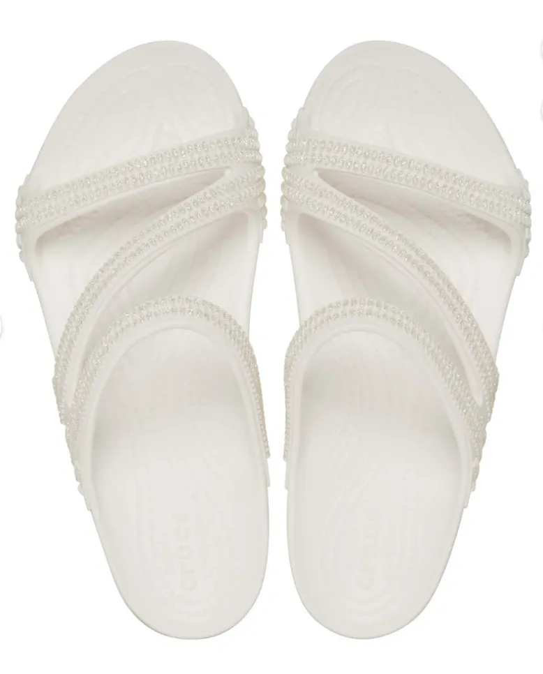 Crocs Women Kadee II Jewels Sandal In White (Pre-Order)