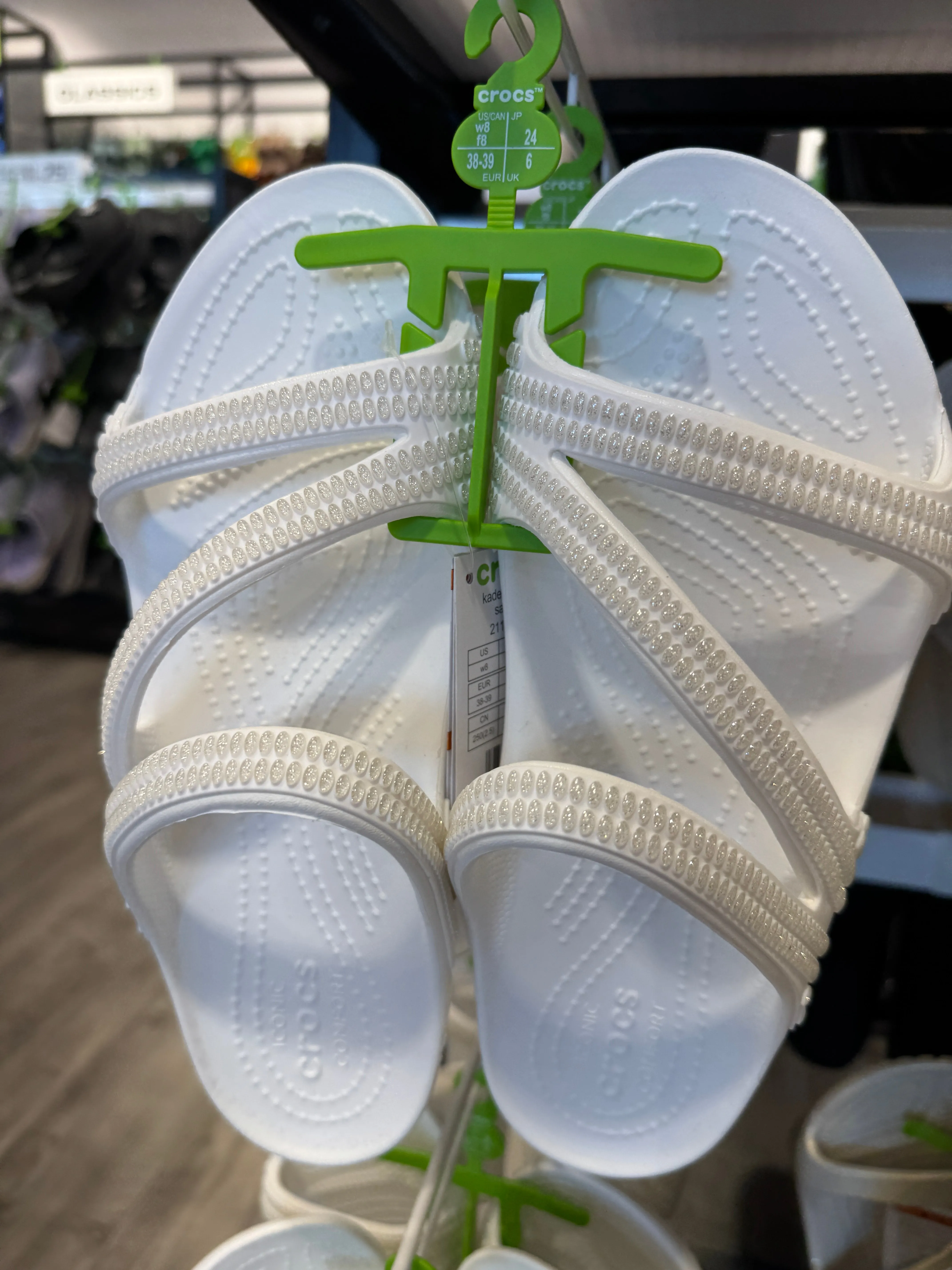 Crocs Women Kadee II Jewels Sandal In White (Pre-Order)