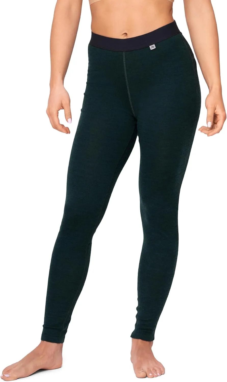 DANISH ENDURANCE Merino Wool Leggings Women, Women's Thermal Underwear Bottom, Base Layer Women’s Leggings for Winter