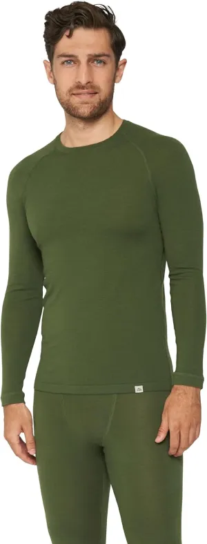 DANISH ENDURANCE Merino Wool Long Sleeve for Men, Thermal Top, Merino Wool Base Layer Underwear, with or Without a Zipper
