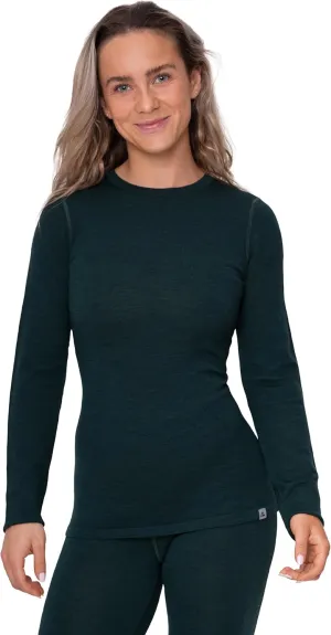 DANISH ENDURANCE Merino Wool Long Sleeve for Women, Thermal Vests for Women, Base Layer Underwear Tops, Winter Thermals