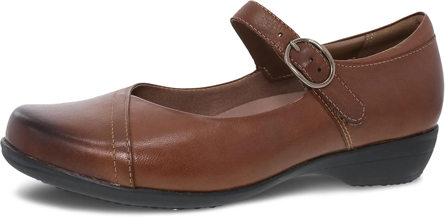 Dansko Fawna Mary Jane for Women - Cute, Comfortable Shoes with Arch Support - Versatile Casual to Dressy Footwear with Buckle Strap - Lightweight Rubber Outsole