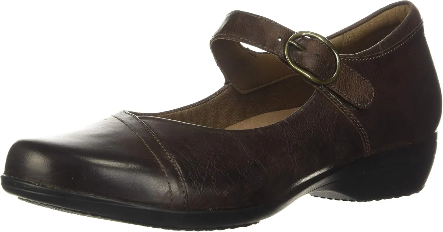 Dansko Fawna Mary Jane for Women - Cute, Comfortable Shoes with Arch Support - Versatile Casual to Dressy Footwear with Buckle Strap - Lightweight Rubber Outsole