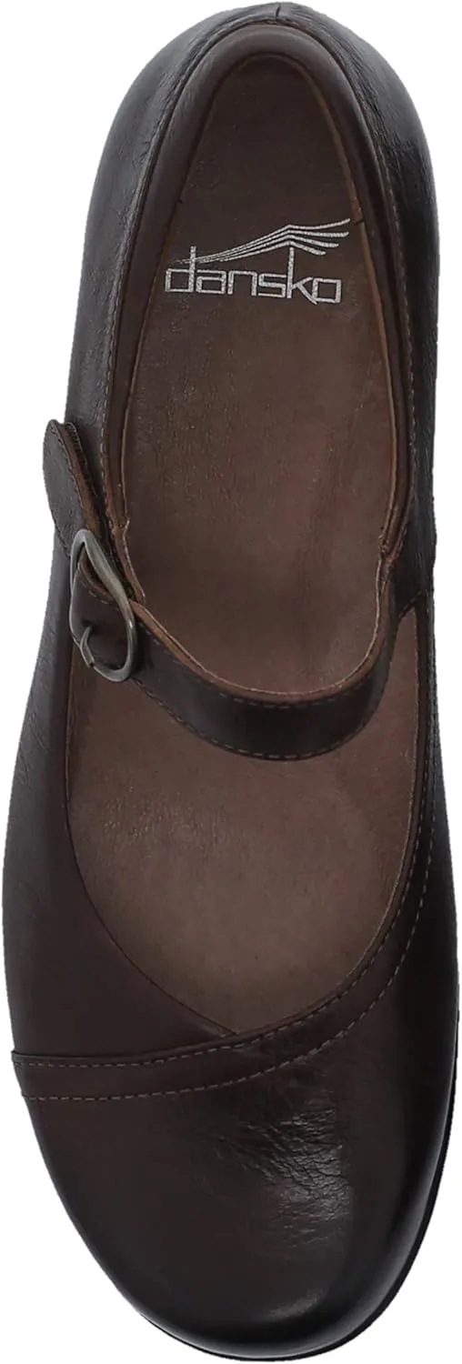 Dansko Fawna Mary Jane for Women - Cute, Comfortable Shoes with Arch Support - Versatile Casual to Dressy Footwear with Buckle Strap - Lightweight Rubber Outsole