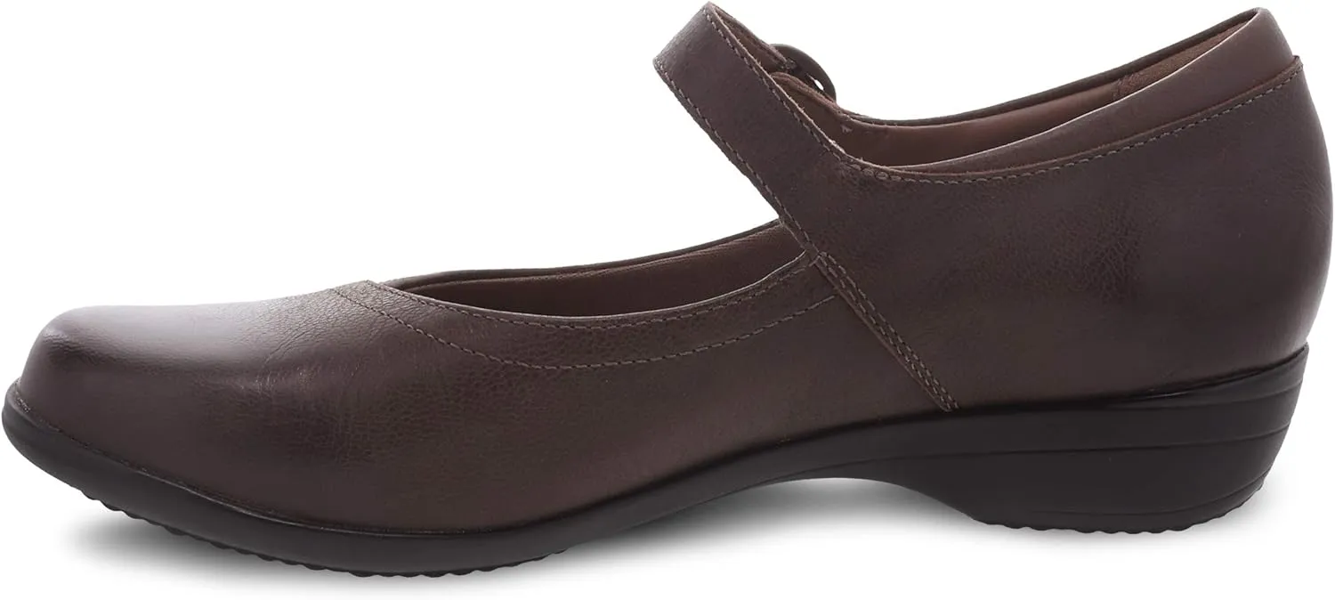 Dansko Fawna Mary Jane for Women - Cute, Comfortable Shoes with Arch Support - Versatile Casual to Dressy Footwear with Buckle Strap - Lightweight Rubber Outsole
