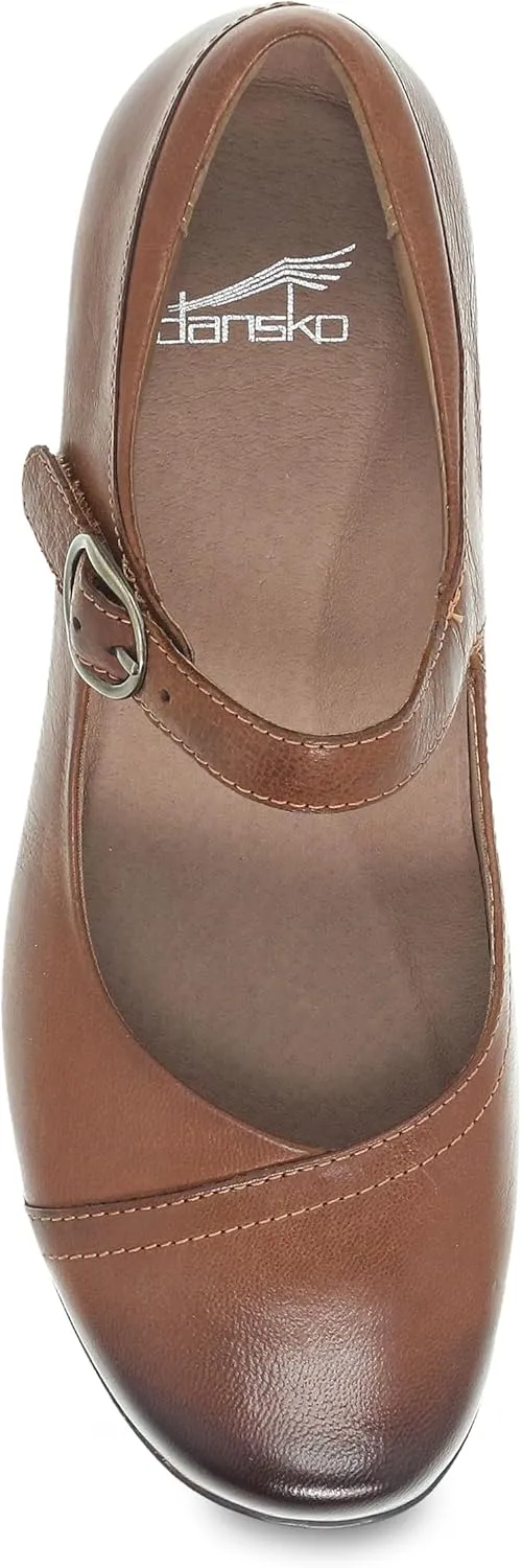 Dansko Fawna Mary Jane for Women - Cute, Comfortable Shoes with Arch Support - Versatile Casual to Dressy Footwear with Buckle Strap - Lightweight Rubber Outsole