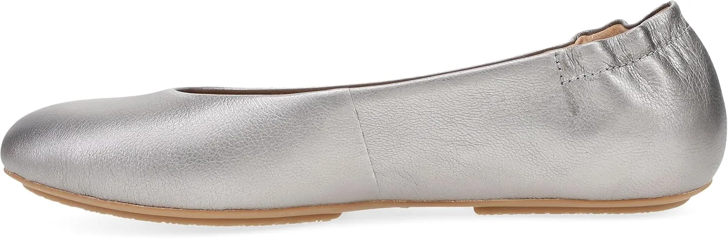 Dansko Mollie Slip-On Ballerina Flats for Women – Built-in Wedge with Arch Support – Versatile Casual to Dressy Footwear – Lightweight Rubber Outsole