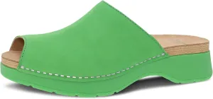 Dansko Ravyn Peep Toe Sandal for Women - Colorful and Stylish Shoe with Recycled Textile Linings and Leather Uppers - All-Day Legendary Comfort