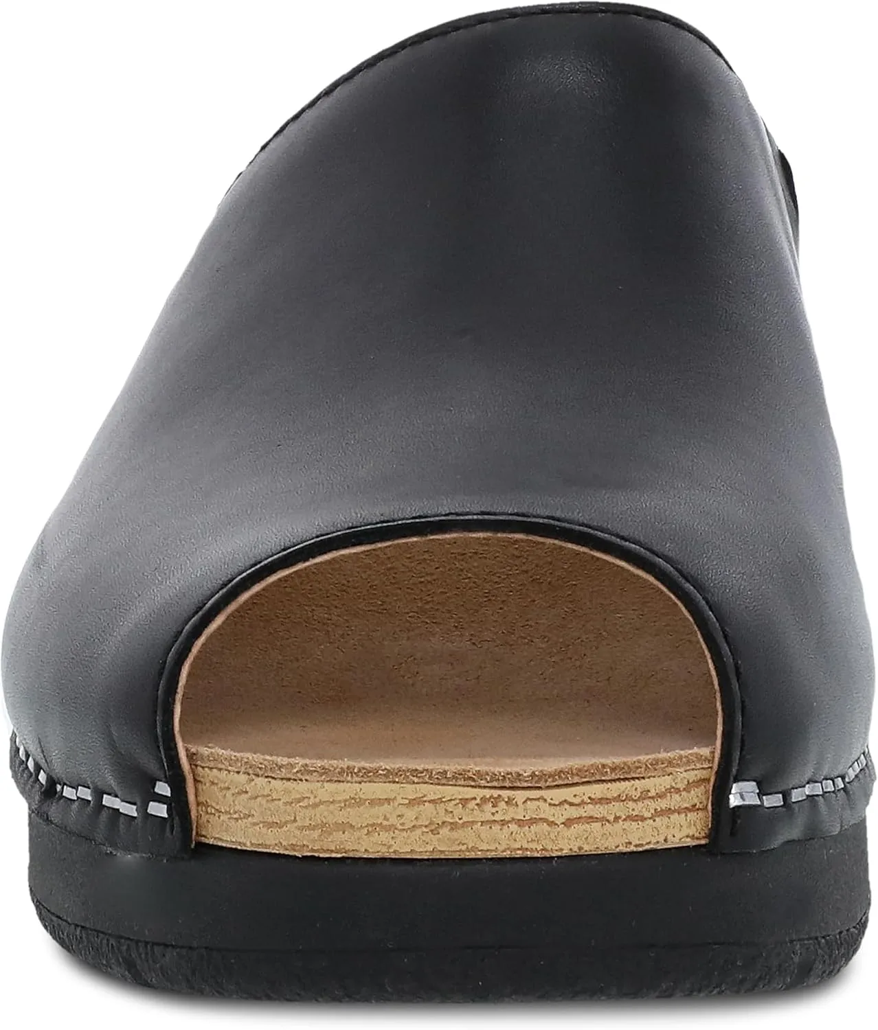 Dansko Ravyn Peep Toe Sandal for Women - Colorful and Stylish Shoe with Recycled Textile Linings and Leather Uppers - All-Day Legendary Comfort