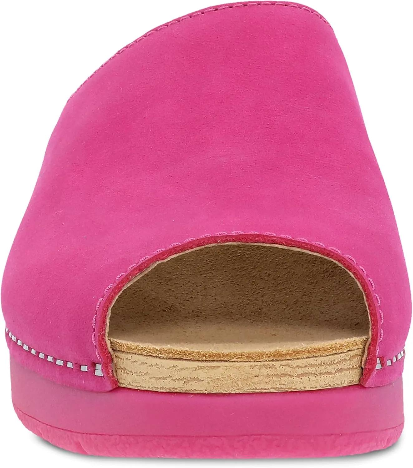Dansko Ravyn Peep Toe Sandal for Women - Colorful and Stylish Shoe with Recycled Textile Linings and Leather Uppers - All-Day Legendary Comfort
