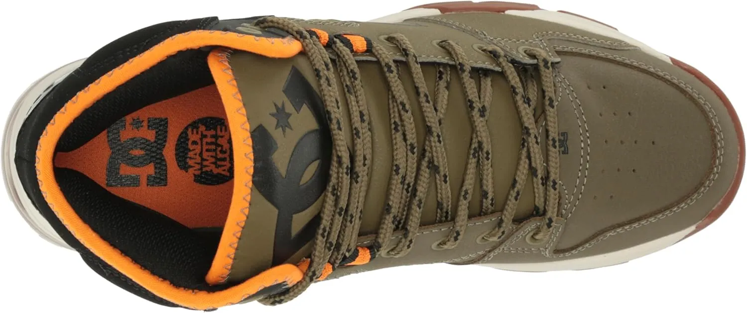 DC Men's Versatile High Top Water Resistant Snow Boot Skate Shoe