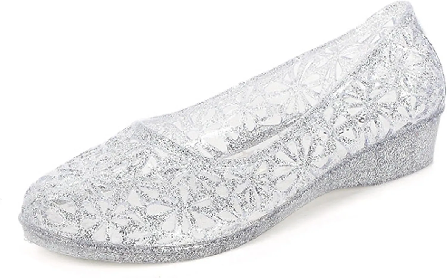 Dear Time Women Flat Heel Summer Beach Jelly Shoes