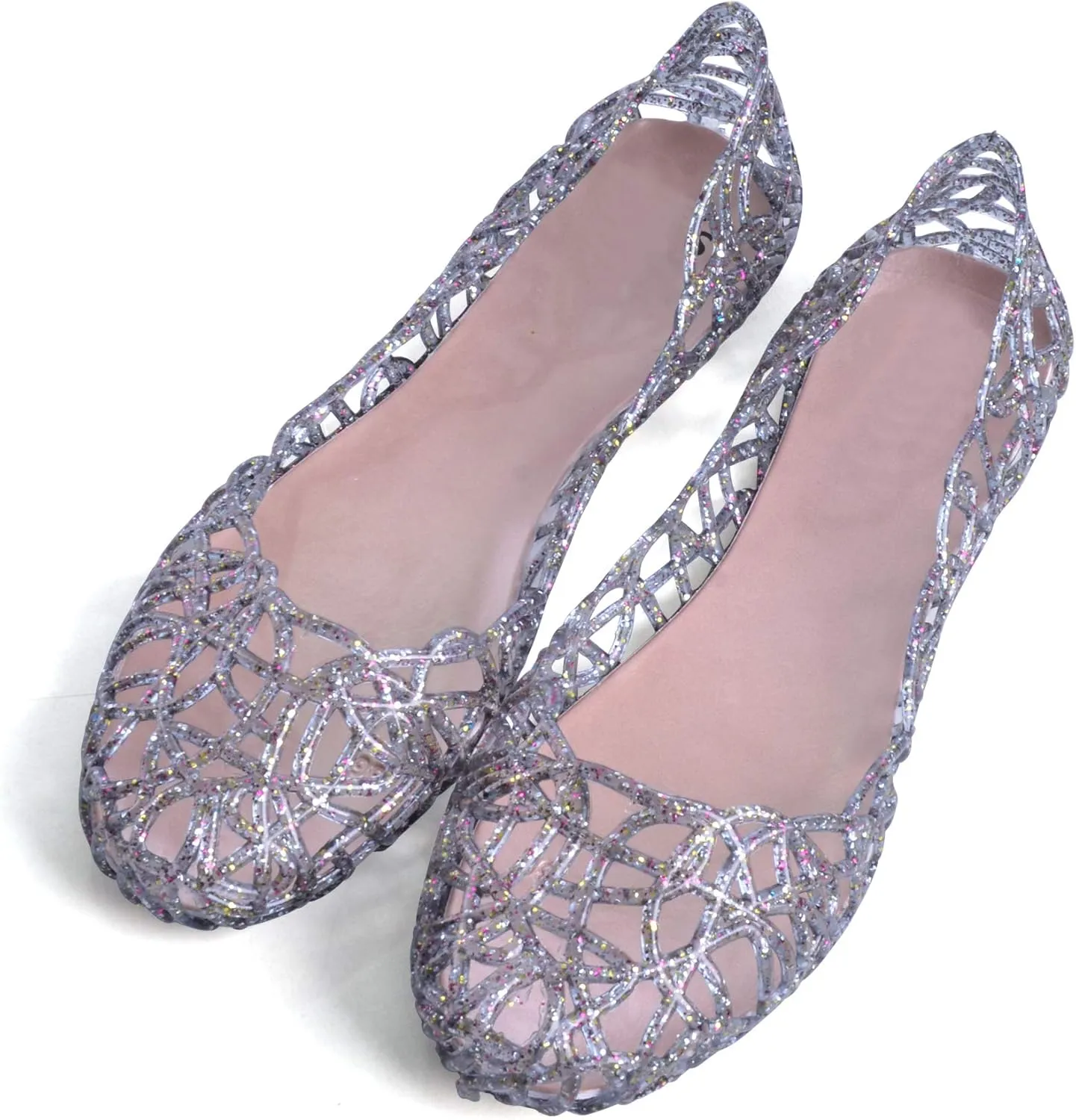 Dear Time Women Flat Heel Summer Beach Jelly Shoes