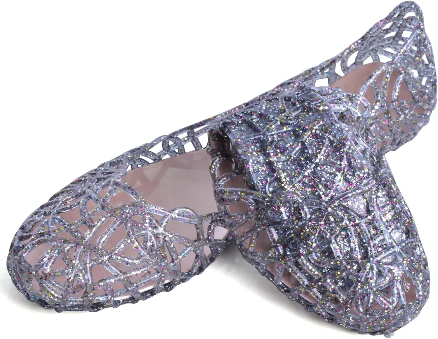 Dear Time Women Flat Heel Summer Beach Jelly Shoes