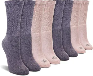 Doctor's Choice womens Crew Socks, Shoe Size 4-10, Sock Size 9-11