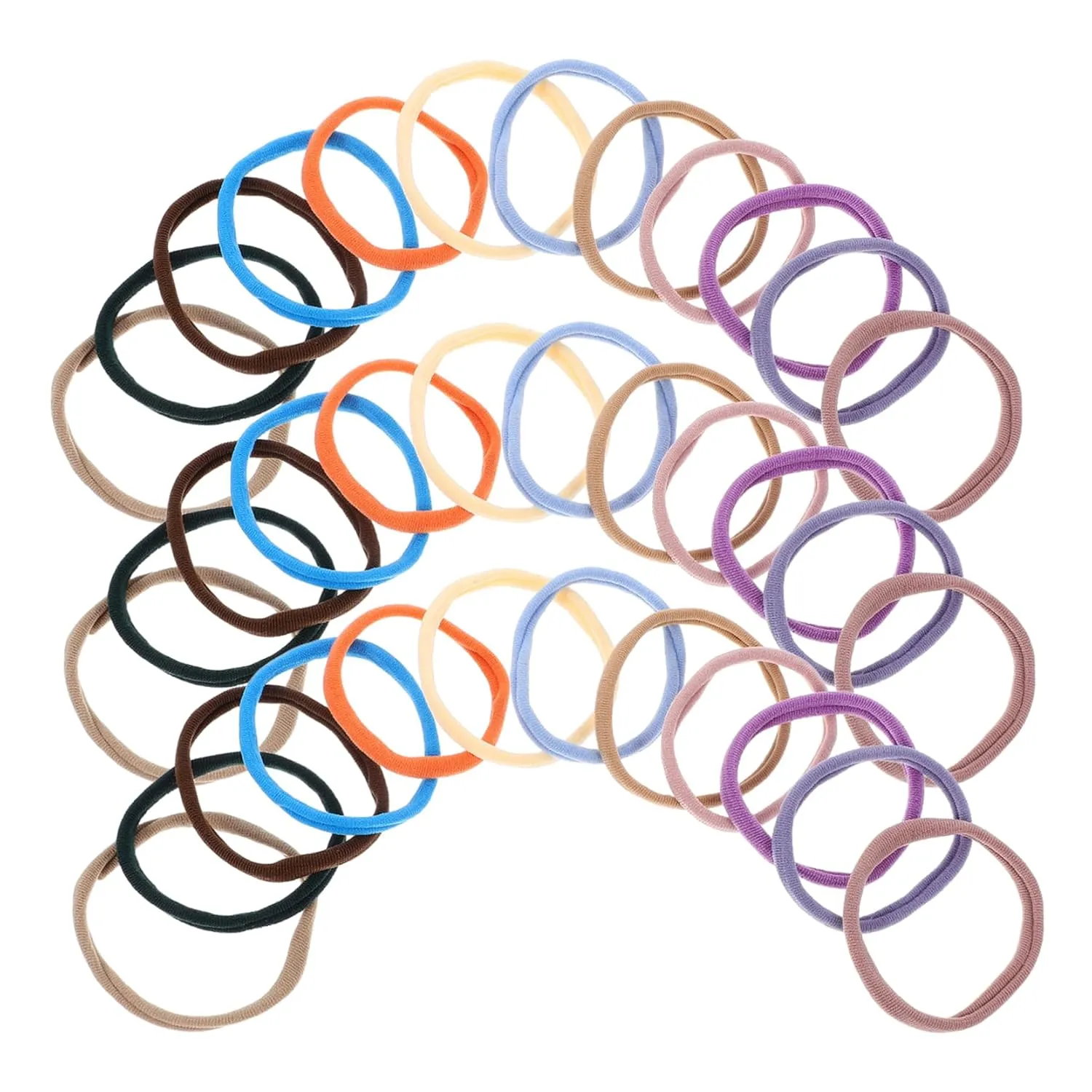 DOITOOL 12pcs Elastic Hair Tie Loom Refill Loops Durable Crafting Cord for DIY Accessories Bracelets Coasters and More Versatile and Resilient for All Projects