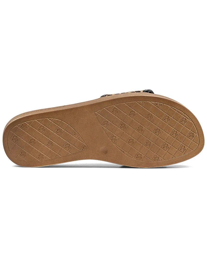 Donald Pliner Farrah Raffia & Leather Sandal