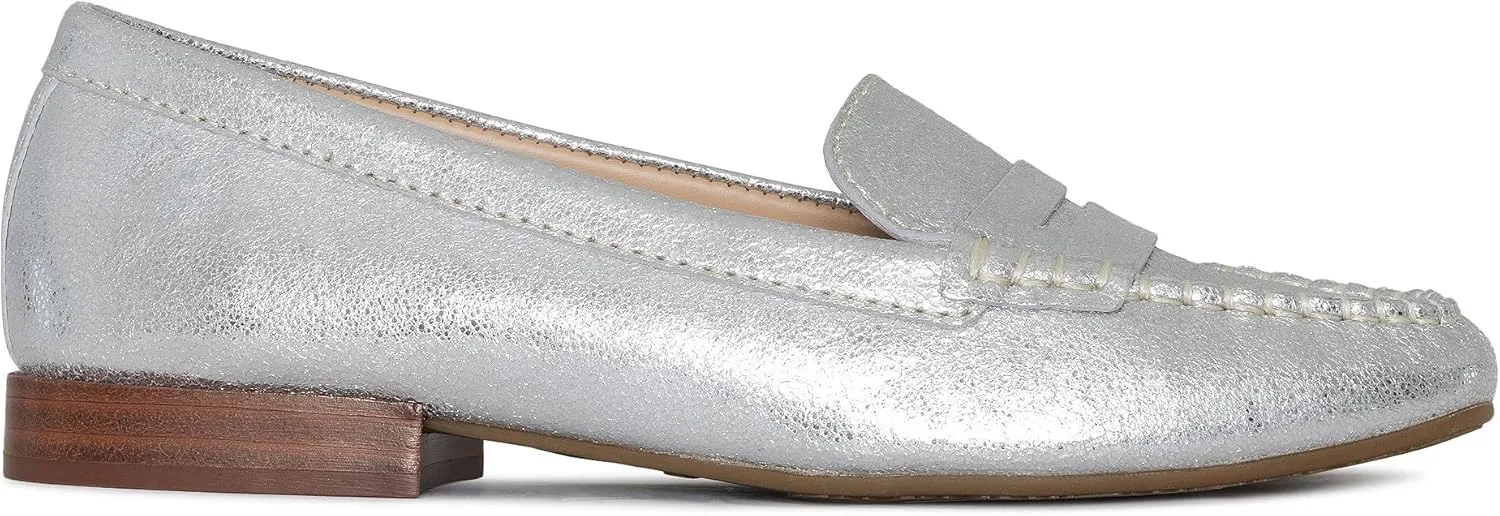 Donald Pliner Women's Binah Metallic Penny Loafer