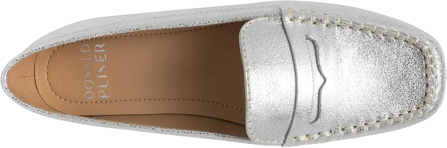 Donald Pliner Women's Binah Metallic Penny Loafer