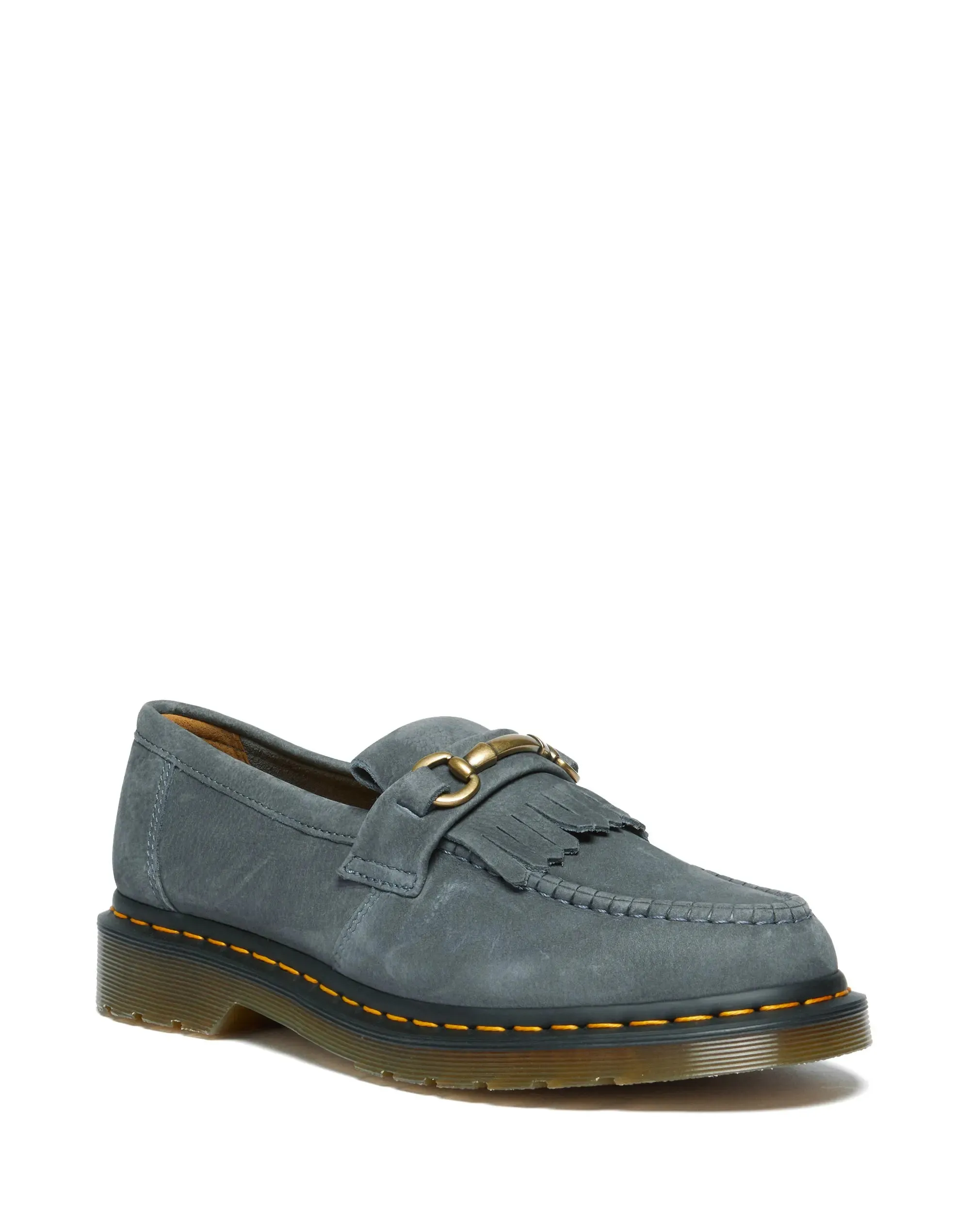 Dr. Martens, Adrian Snaffle Washed Denim Tumbled Nubuck