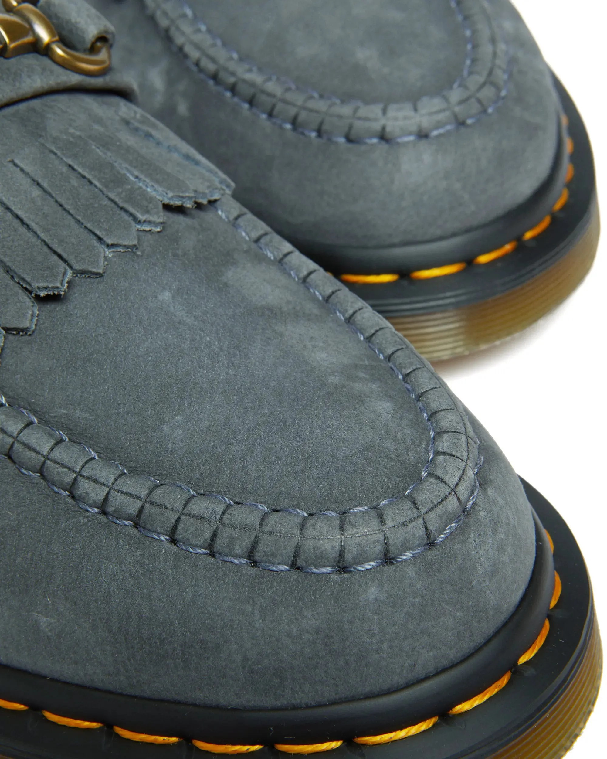 Dr. Martens, Adrian Snaffle Washed Denim Tumbled Nubuck