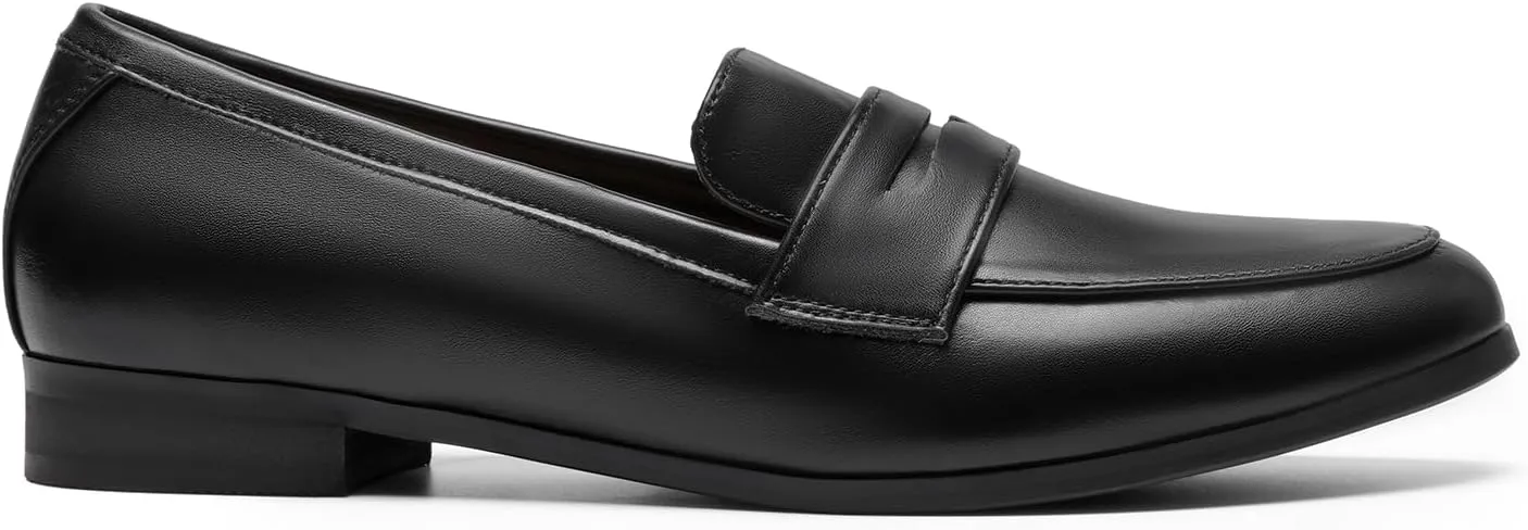 DREAM PAIRS Women's Loafers Penny Loafers Fashion Comfortable Slip On Flats for Women Dressy Shoes Work Office