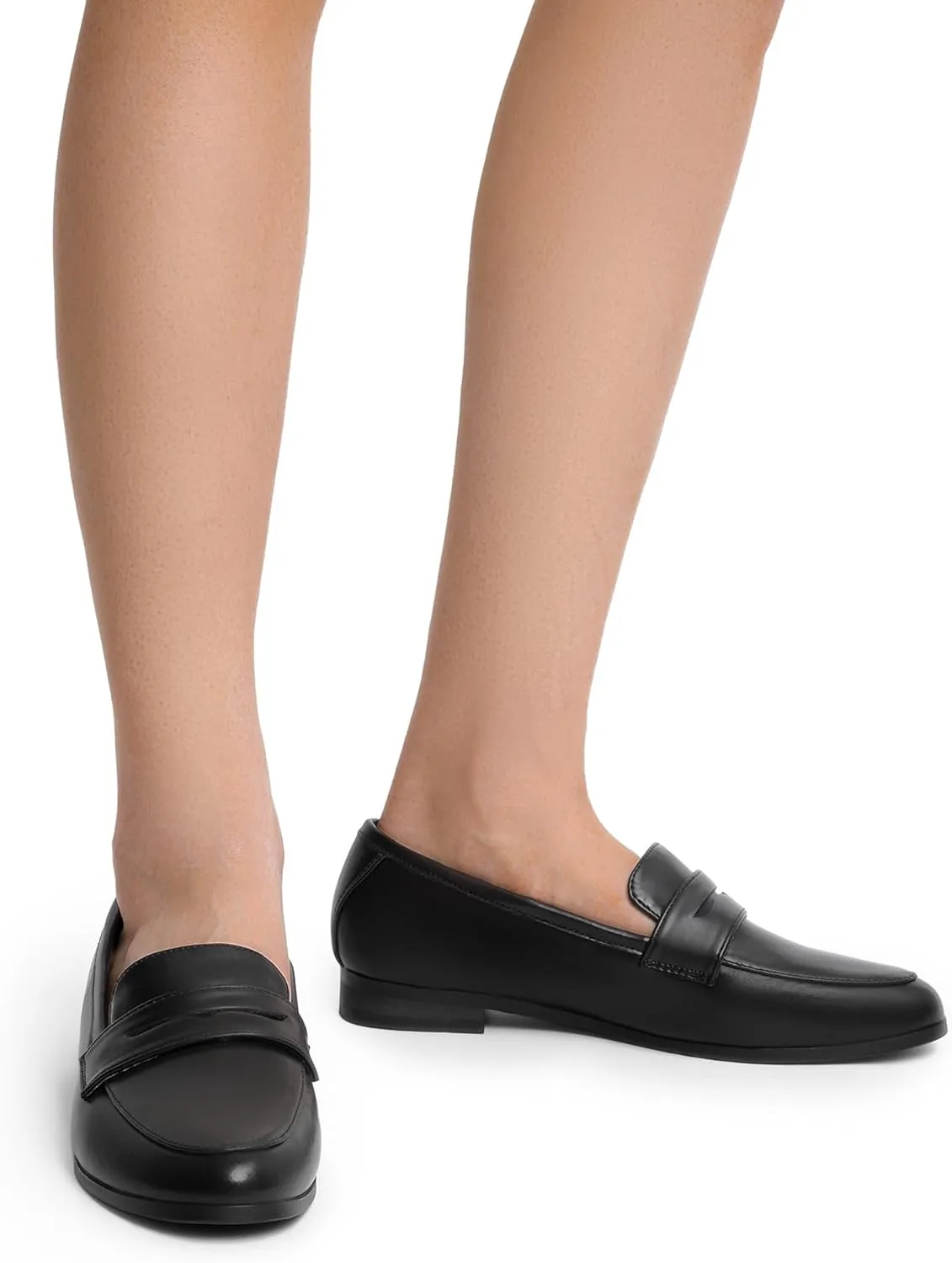 DREAM PAIRS Women's Loafers Penny Loafers Fashion Comfortable Slip On Flats for Women Dressy Shoes Work Office