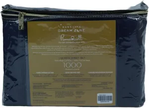 Dream Zone 1000 Thread Count PimaCott Queen Sheet Set in Navy Blue (Navy Blue,Queen)