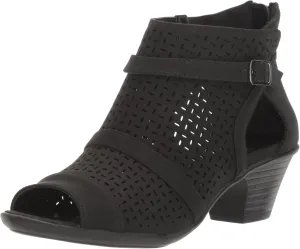Easy Street Women's Carrigan Ankle Boot, Black, 9 Wide