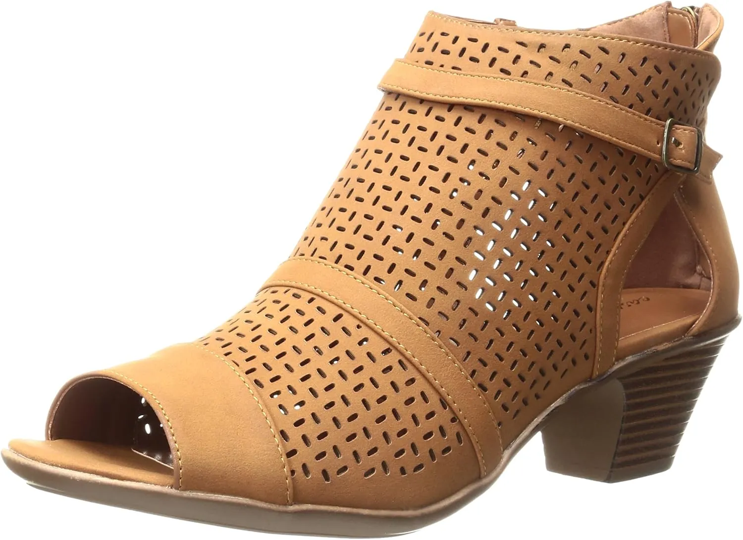 Easy Street Women's Carrigan Ankle Boot, Tan, 7.5 Wide