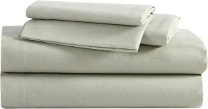 Eddie Bauer - Queen Sheets, Cotton Flannel Bedding Set, Brushed for Extra Softness, Cozy Home Decor (Green, Queen)