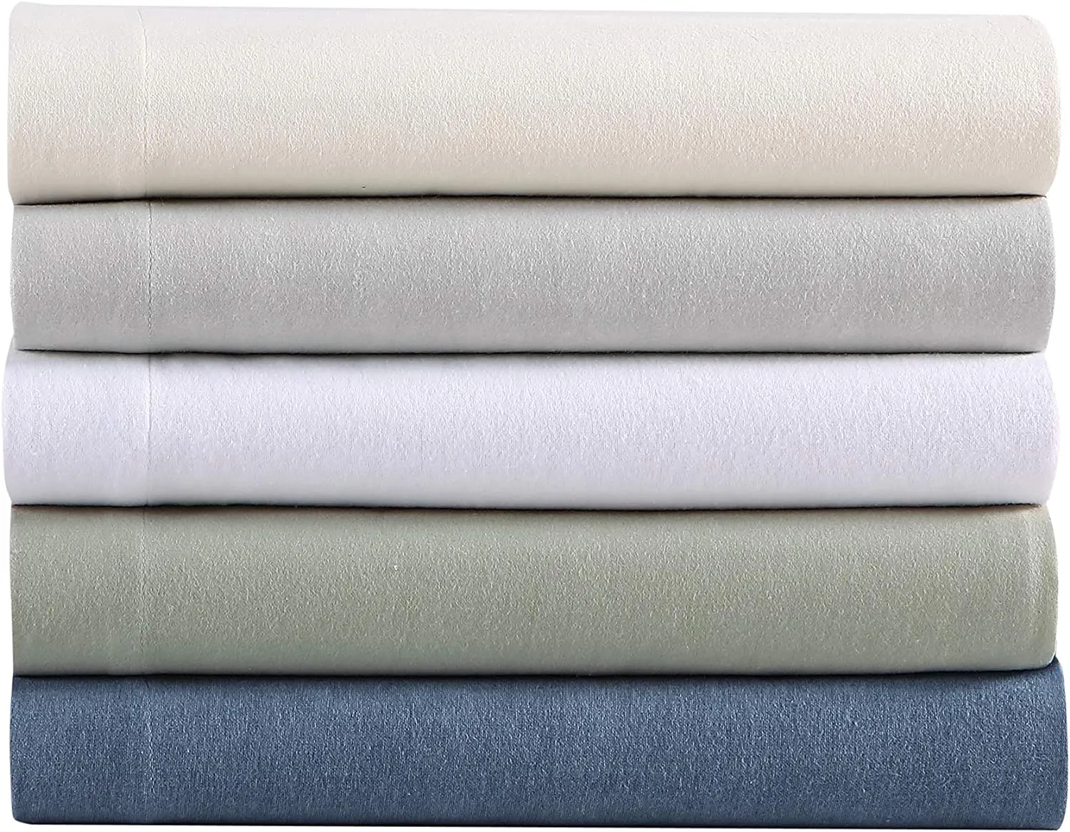 Eddie Bauer - Queen Sheets, Cotton Flannel Bedding Set, Brushed for Extra Softness, Cozy Home Decor (Green, Queen)