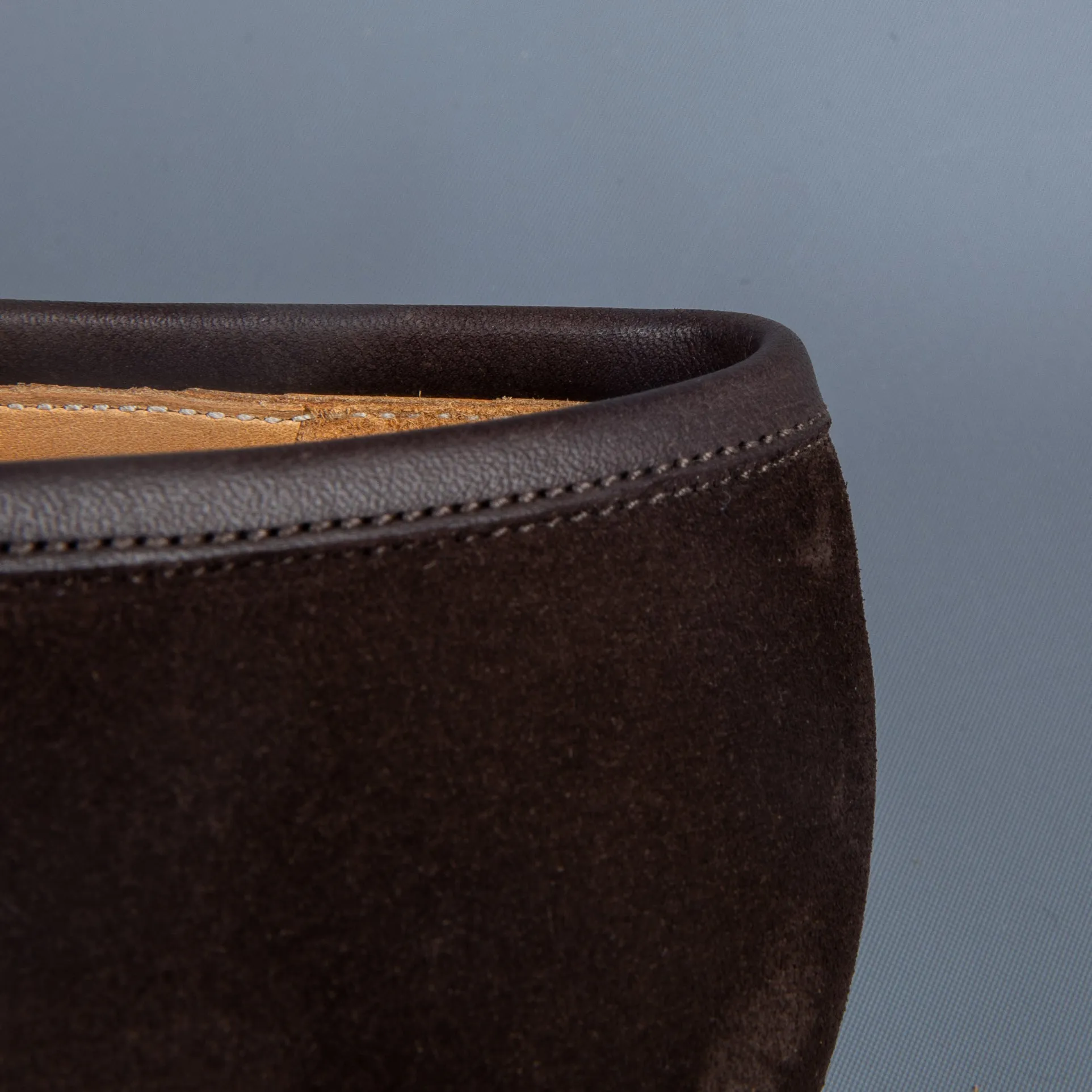 Edward Green Piccadilly Espresso Suede on R1 Sole