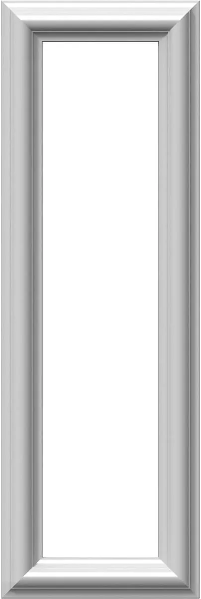 Ekena Millwork PNL08X24AS-01-CASE-12 Ashford Molded Classic Wainscot Wall Panel, 8-in. W x 24-in. H, Factory Primed White, 12 Count