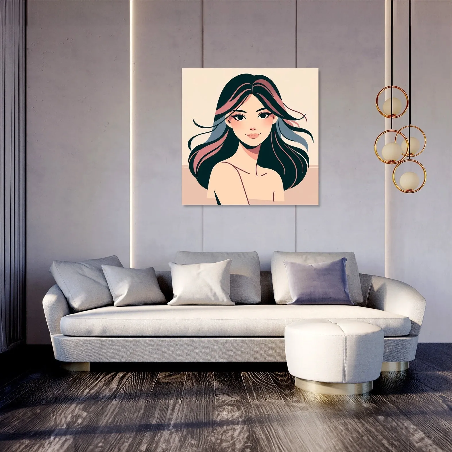 Elegant Beauty Canvas