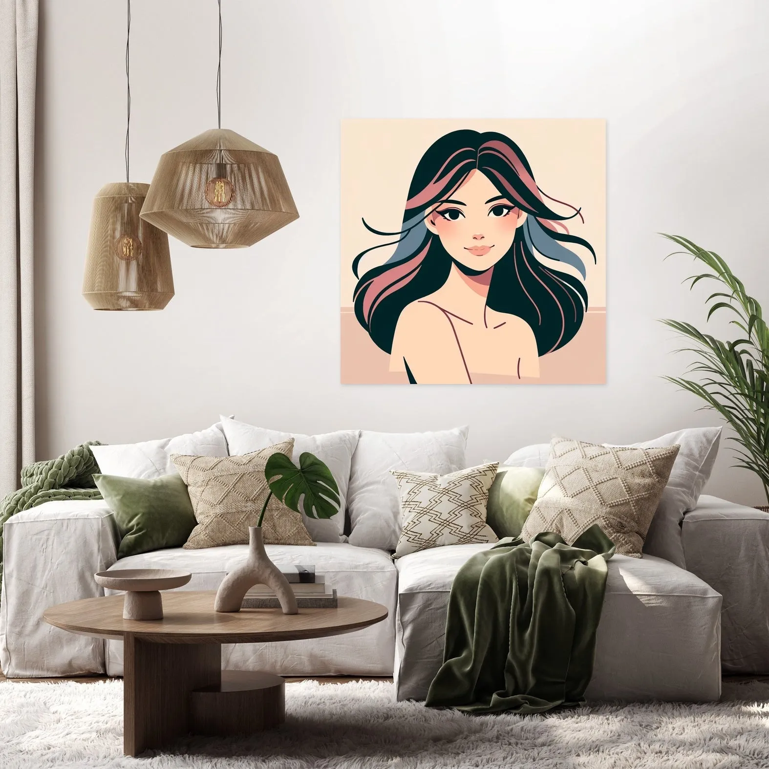 Elegant Beauty Canvas