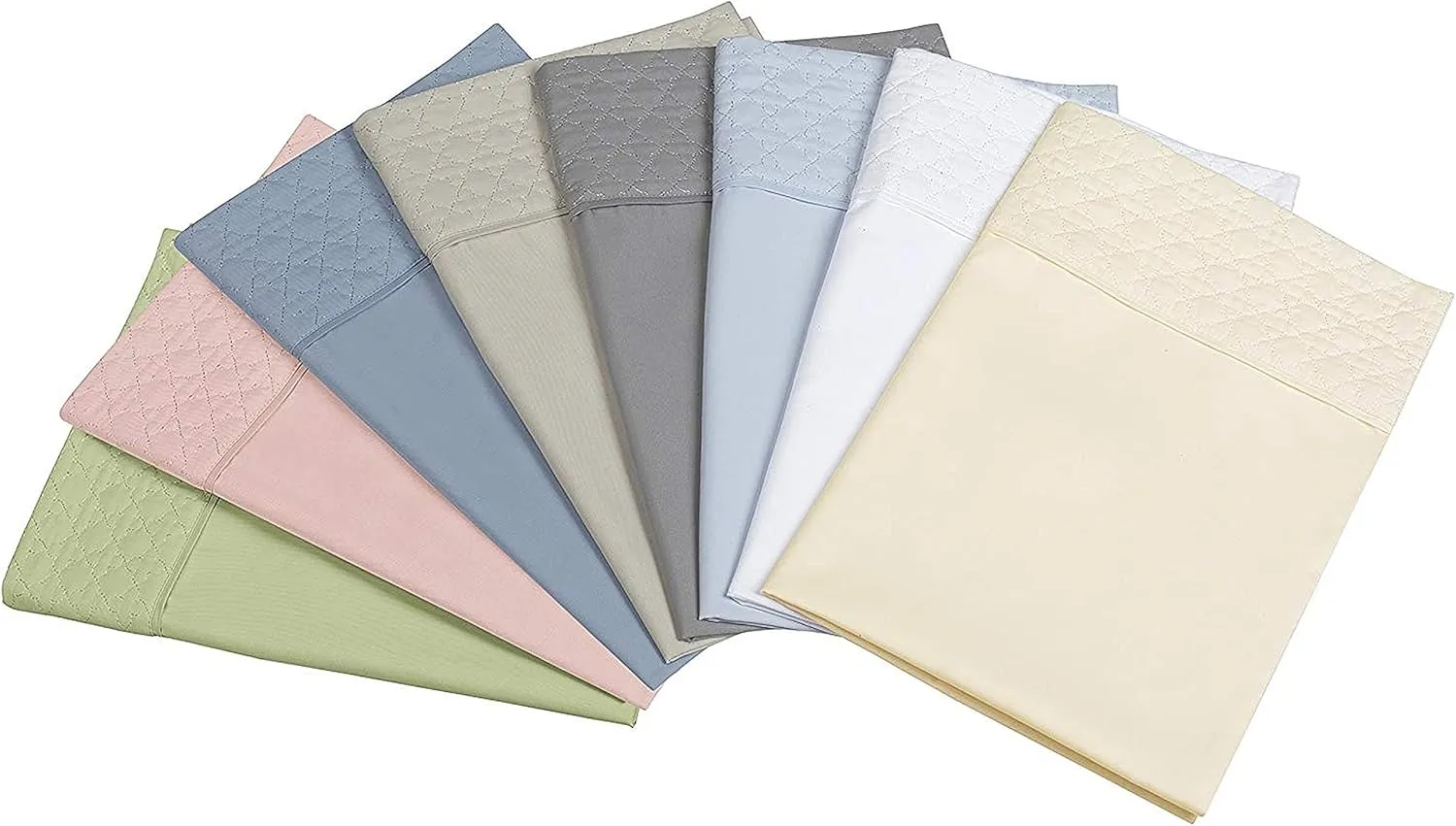 Elegant Comfort Luxury Best, Soft Coziest 4-Piece Bed Sheet Set! 1500 Premier Hotel Quality | Quilted Design on Flat Sheet and Pillowcases | Wrinkle Free, 100%, Full, Cream