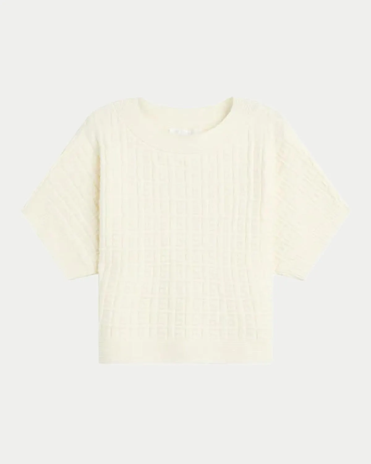 ELLEN TRACY Women's Tunic Top, Emma Crew Neck 3/4 Sleeve Casual Popover Shirt, Ladies Sweater Pullover Blouse