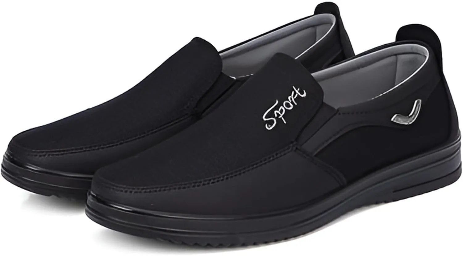 Ellniges]Men's Casual Shoes for Elderly - Soft Sole Comfort Canvas Shoes for Relaxed Outings | Classic Thick Sole Design for Stylish Maturity