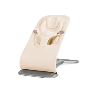 Ergobaby Evolve 3-in-1 Mesh Bouncer, Adjustable Multi Position Baby Bouncer Seat, Fits Newborn to Toddler, Cream Mesh