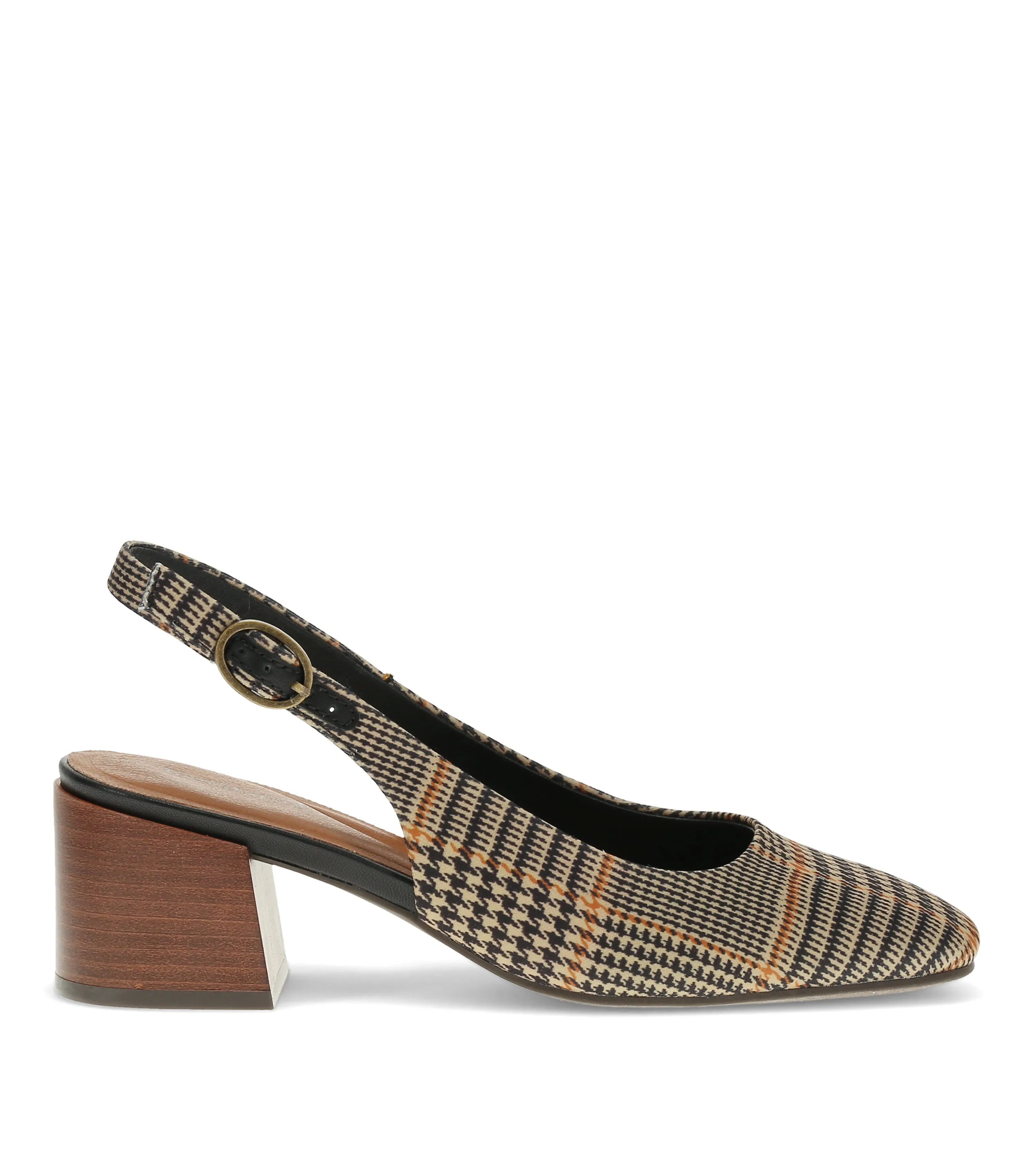 Ester Block Heel Slingback Pump