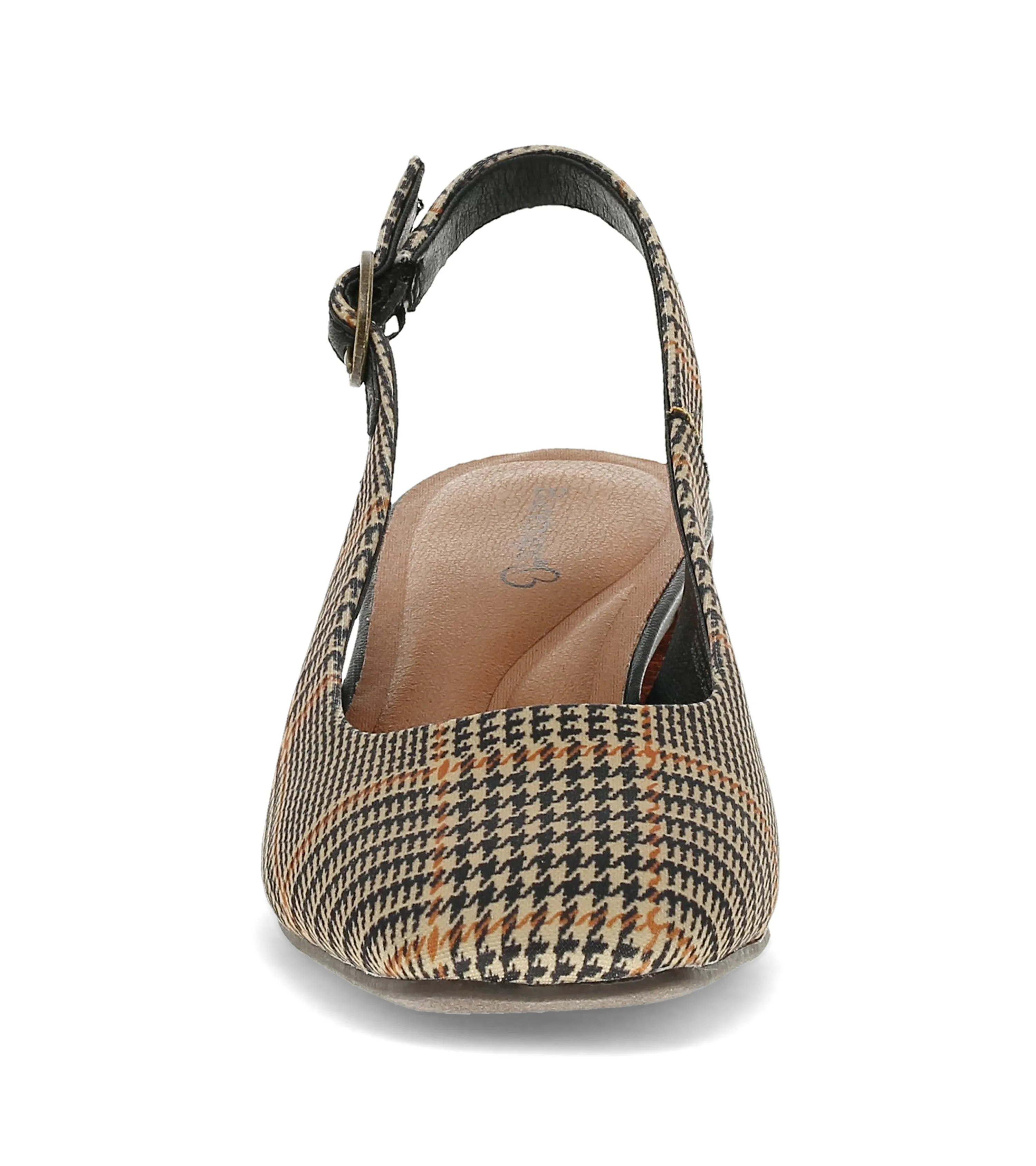 Ester Block Heel Slingback Pump