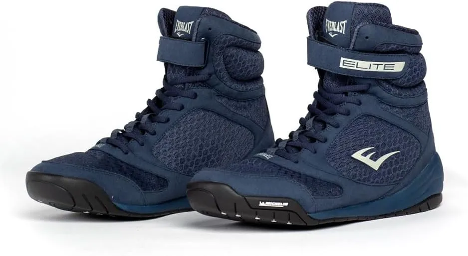Everlast Elite V2 Navy 6 Boxing Shoes: Your Ultimate Training Companion for Excellence and Durability Boxing Shoes, Elite 2 Shoes, Training Footwear