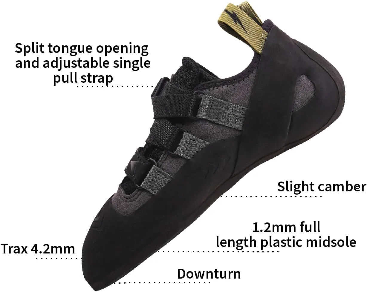 EVOLV Kronos Rock Climbing Shoe for Intermediate Indoor & Outdoor Climbing