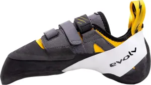 EVOLV Shaman Rock Climbing Shoe for Sport, Bouldering, & Multi-Pitch Climbing - Gold/Grey/White - 6.5