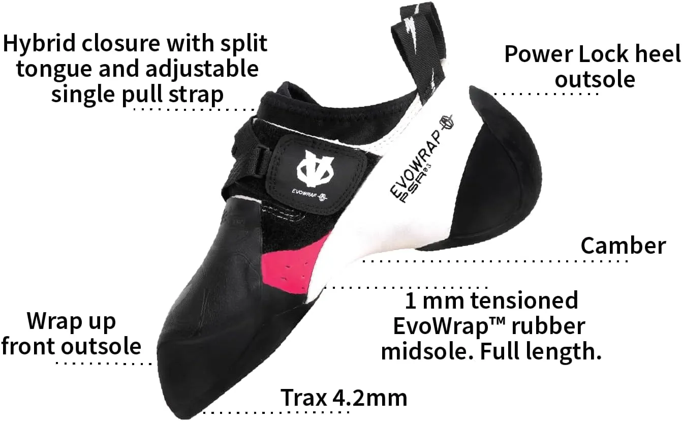 EVOLV Zenist Pro Rock Climbing Shoe for Competition, Bouldering, & Training Board Climbing