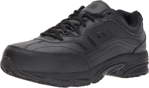 Fila mens Memory Workshift Slip Resistant Steel Toe Work Hiking Shoe, Black, 8.5 US