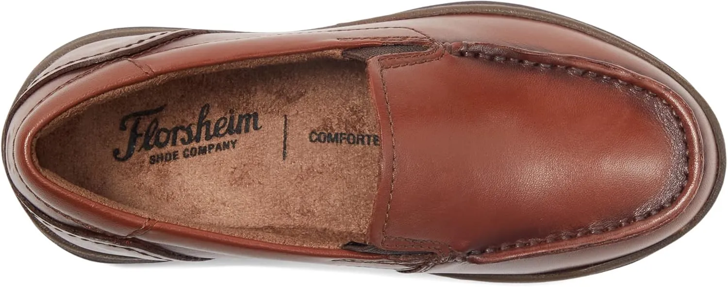 Florsheim Boy's Central Jr. Moc Toe Venetian Loafer (Toddler/Little Big Kid)