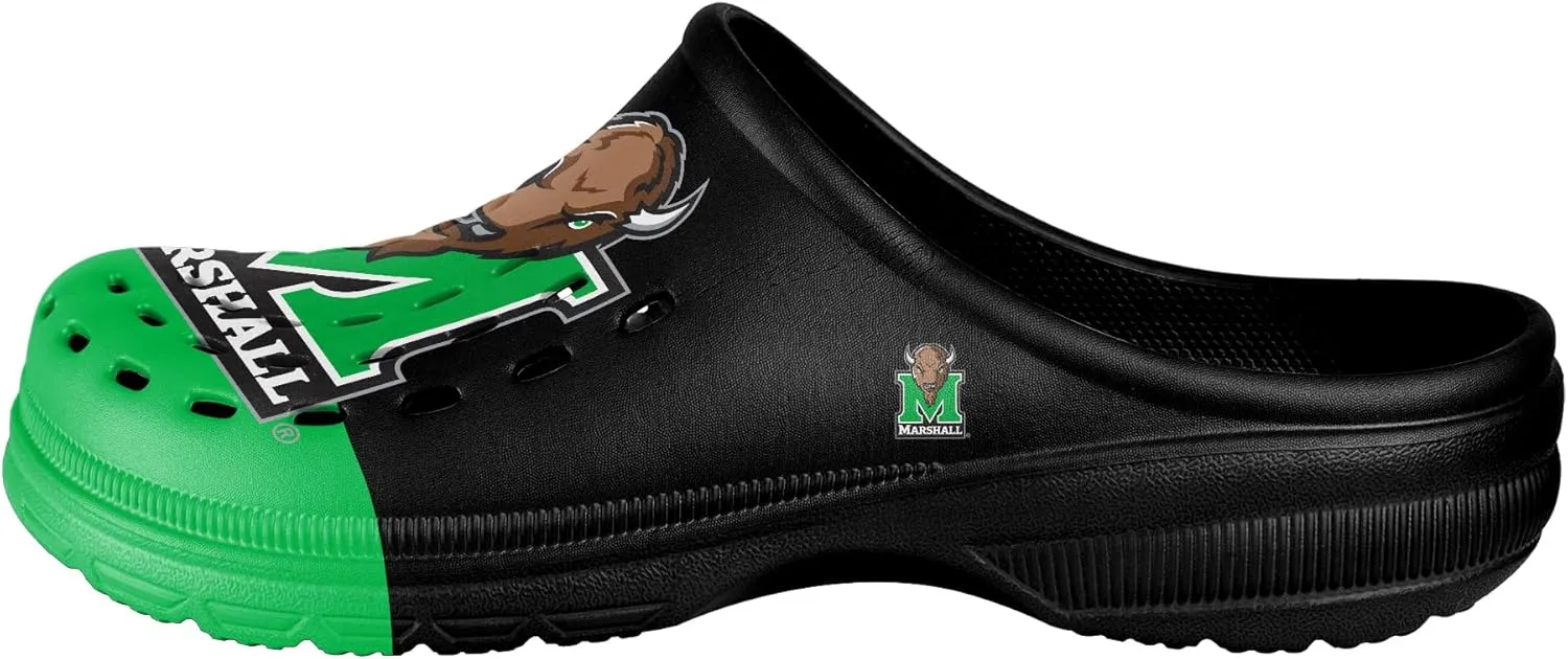 FOCO Men's NCAA Colorblock Big Logo Clog